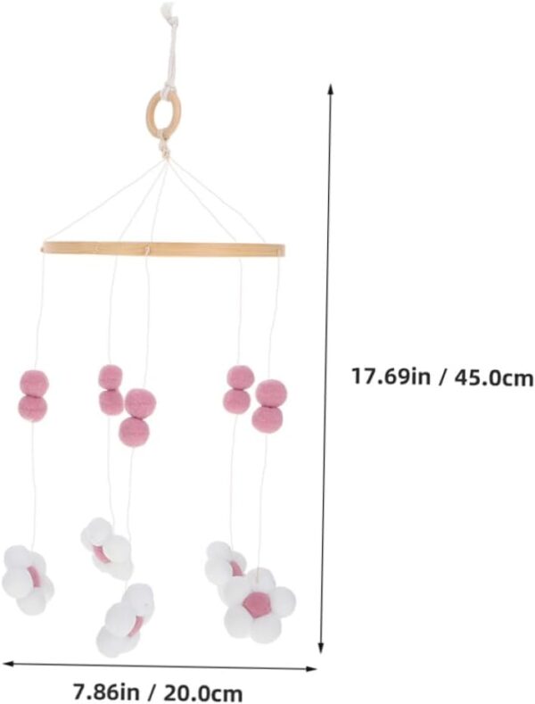 ERINGOGO 2pcs Room Decoration Crib Cell Phone Wind Chimes Mobile Hanger for Crib Nursery Mobiles Crib Mobile for Crib Hanging Crib Decoration Lotus Tree - Image 2