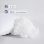 MIULEE Cushion Inserts 30cm x 50cm, Throw Pillow Insert for Sofa/Bed, Decorative Cushion Inner Pads, White Cushion Filler, Rectangle Pillow Stuffer, 12 x 20 Cushion Insert 2 Pack - Image 2