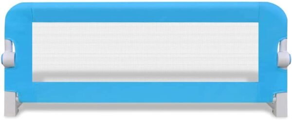 vidaXL 2x Toddler Safety Bed Rail Home Bedroom Baby Kids Nursery Protective Gate Bed Guard Safety Rail with See-through Mesh Blue 102x42cm - Image 5