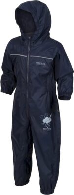 Regatta Puddle IV Kid's Waterproof Breathable All-in-one Suit - Image 3