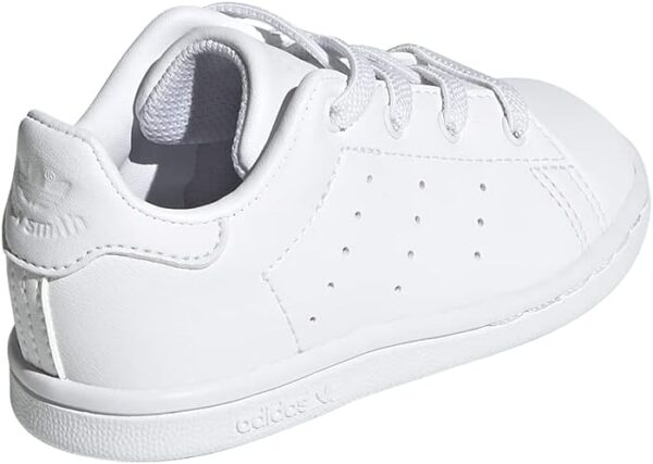 adidas Originals Kids Stan Smith (End Plastic Waste) Sneaker, White/Cloud White/Cloud White, 4 US Unisex Toddler - Image 3