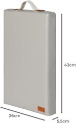 Taylor & Brown Waterproof Kneeling Pad for Garden or Bath, 5.5cm Thick Soft Foam Kneeler Mat for Gardeners Knee Support or Bathtub Bathing Baby with Carry Handle (Grey) - Image 7