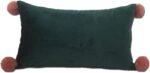 DAIHAN Velvet Throw Pillow Cushion for Boys And Girls Nursery Decorative Cushion for Livingroom Sofa Bedroom,Green22,50x50x50CM