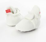 Toddler Boots Baby Slippers 12-18 Months Booties First Shoes Soft Boys Warming Girls Booties Infant Prewalker Snow Boots Baby Slippers Baby Booties 0-3 Months (White, 0-6 Months) - Image 3