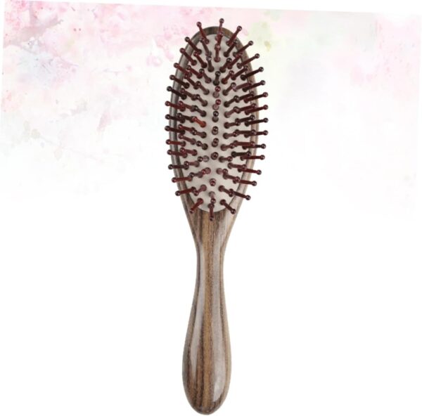 MAGICLULU Baby Shower Brush Wood Comb Hairbrushes Natural Bristle Brush Scalp Massage Brush Scalp Comb Massage Comb Hair Brush Bristle Paddle Brush Detangling Brush Hair Care Hair Comb - Image 3