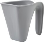 Shnuggle Bath Rinse Jug | Soft Rim Baby & Toddler Shampoo Rinser | Bath Hair Rinsing Cup | Hair Wash Jug with Handle | Essential Bath Accessories | Pebble Grey