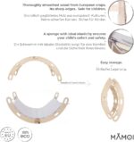 MAMOI® Toddler climbing frame indoor with cushion, Cushion for indoor climbing frame for toddlers, Baby kids climbing dome, Wooden climbing triangle for children from 1/2/3 years - Image 4