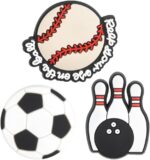 VZDIOR Men Women Cute Sports Shoe Charms Kids Boys Girls Basketball Soccer Shoes Decorations Charm for Party Favor - Image 7