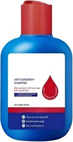 Nipori Shampoo, Selenium Hair Care Oil Control Refreshing Anti-Dandruff Cleansing, Antidandruff Shampoo for Men and Women, 300ML (1pcs)