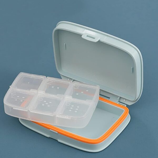 UHCPVHQQQ Medicine Storage Box Pills Box Pill Dispensers & Reminders Tablet Organiser Pill Organiser 7 Day Medical Supplies Medicine Tablet Dispenser K(I) - Image 4