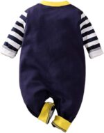 DCUTERQ Infant Baby Cute Cartoon Animals Giraffe Cows One-Piece Romper Cotton Long Sleeve Jumpsuit Bodysuit - Image 2