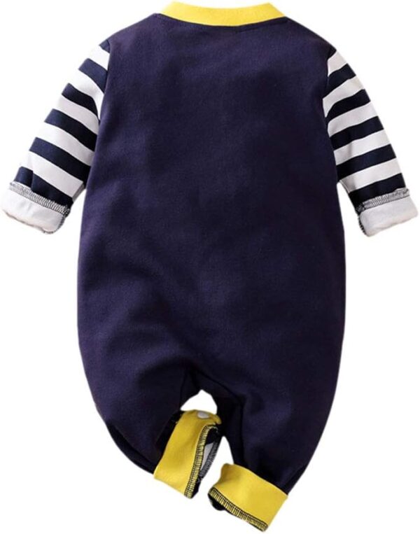 DCUTERQ Infant Baby Cute Cartoon Animals Giraffe Cows One-Piece Romper Cotton Long Sleeve Jumpsuit Bodysuit - Image 2
