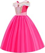 Aurora Dress Up Princess Costumes for Girls - Deluxe Fancy Dress Princess Party, Birthday and Halloween Kids & Toddlers Age 3-10 Years - Image 3