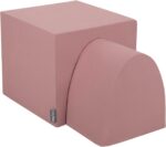 KiddyMoon Foam Playground For Kids Obstacle Course For Children Montessori Toy For Babies Soft Construction Blocks Element, Tunnel/Hill, Heather:-