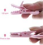 50 PCS Plastic Suspender Snap Pacifier Clip Pacifier Strap Holder Color Plastic Pacifier Suspender Clips for Baby Pacifiers, Bib Clips, DIY Crafts - Image 3