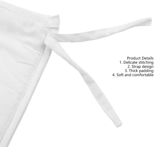 Toddlers Bed Rail Guard,Anti Collision Soft Wrap Bed Rails for Standard Crib (White) - Image 3