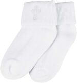 LACOFIA Baby Girls Anti-Slip Soft Sole Slipper Shoes Prewalkers White - Image 3