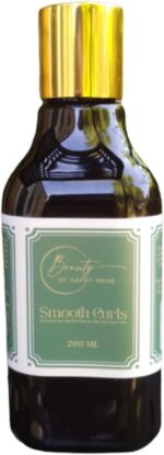 Smooth curls by Happy Mane hair growth oil with Rosemary, Avocado, grapeseed oil - Natural Detangler for Curly & Afro Hair, Enhances Shine, Strength - For Men & Women, kids - 7.03 Oz / 200ml