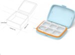 UHCPVHQQQ Medicine Storage Box Pills Box Pill Dispensers & Reminders Tablet Organiser Pill Organiser 7 Day Medical Supplies Medicine Tablet Dispenser K(I) - Image 2