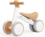 XJD Baby Balance Bike 1 Year Old Toddler Ride On Toys for 10-24 Months Baby Trike Garden Toys First Bike 1 st Birthday Toys for Girls Boys Toddler bike No Pedals (Brown)