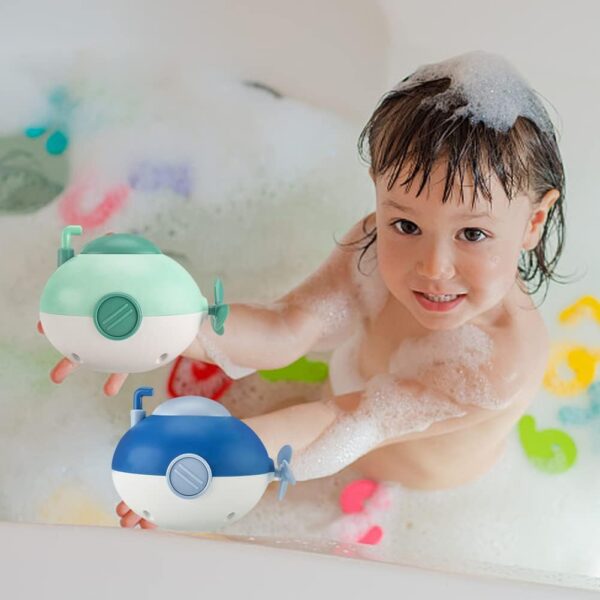 BYNYXI Baby Water Toy Bath Toy, Underwater Bathtub Toy Mechanical Cartoon for Toddlers Cute Boat Clearance Toys for Children Boys Girls 1 2 3 Years Old - Image 8
