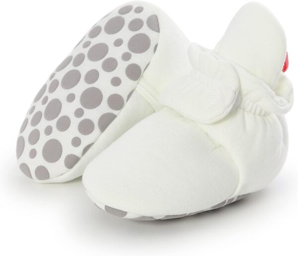 Toddler Boots Baby Slippers 12-18 Months Booties First Shoes Soft Boys Warming Girls Booties Infant Prewalker Snow Boots Baby Slippers Baby Booties 0-3 Months (White, 0-6 Months) - Image 5