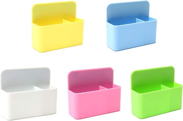 Swetopq Pink Pencil Case,Magnetic Whiteboard Markers Pencil Desk Organiser Storage Box Organizer for School Classroom Teachers Stationery Collection,Pencil Case for Girls - Image 5