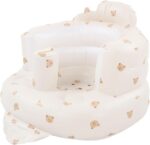 Inflatable Baby Seat, Baby Shower Chair Floor Seater Gifts Infant Back Support Sofa for Home Playing Dining Bathing Traveling