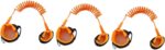 VICASKY 3pcs Walking Safety Harness for Kids Toddlers Safety Leash Wrist Link Traction Rope Anti Lost Belt Orange - Image 6