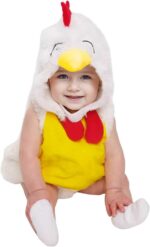 Cokbyavla Easter Baby Rooster Costume,Babies First Easter Basket Girl Matching Easter Outfits Newborn Girls 2 Piece Solid Color Outfits 12 Month Sleepwear Boy Ruffle One