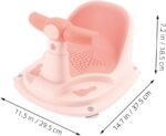 WATIIFUFU Infant Bathtub Seat 6-12 Months Baby Bathing Chair Non-Slip Design Versatile Bath Seat for Boys and Girls - Image 2
