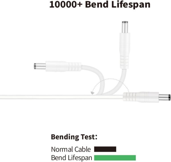 Tonton 5V Power Supply 2A 1A, 10W AC Adapter with 8 DC Plugs for Led Strip Light, Baby Monitor, Baby Swing, Digital Picture Frame, CCTV cameras, Android TV Box, Tablet, Bluetooth Speaker, 2M - Image 8