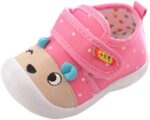 SHOBDW Boys Shoes, Baby Girls Cute Cartoon Anti-Slip Soft Sole Squeaky Sneakers Infant Kids Hook Loop Shoes Gifts
