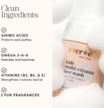 Evereden Kids Face Wash: Cool Peach, 100ml | Gentle Kids Skin Care | Non-toxic and Clean Ingredients | Multi-Vitamin Skin Care for Kids - Image 4