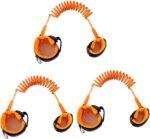 VICASKY 3pcs Walking Safety Harness for Kids Toddlers Safety Leash Wrist Link Traction Rope Anti Lost Belt Orange - Image 4