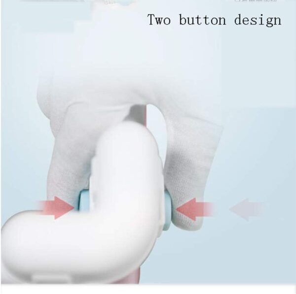 Bed Rails For Toddlers, Vertical Lifting Foldable Bed Guardrail Crib Bed Rails Guard, with Double Lock, Made of Mesh, Airflow is Not Restricted, Storage Design, Fits Most of Beds, - Image 5