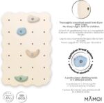 MAMOI® Climbing wall for kids, Wooden frame for toddlers, Play equipment with rock holds for toddler, Indoor baby and childrens frames from age 3 years old - Image 2