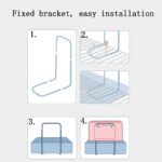 GYL Infant Safety Bed Guardrail Durable and stable Prevent collision Free adjustment of height baby Fall protection fence for Toddlers For Cribs, Twin, Double, Full size Queen &king bed(1pcs) - Image 8