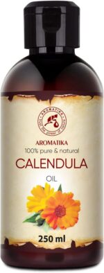 Calendula Oil 250ml - 100% Pure & Natural Calendula Oils - Marigold Oil - Benefits for Skin - Hair - Face - Body