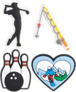 VZDIOR Men Women Cute Sports Shoe Charms Kids Boys Girls Basketball Soccer Shoes Decorations Charm for Party Favor - Image 3