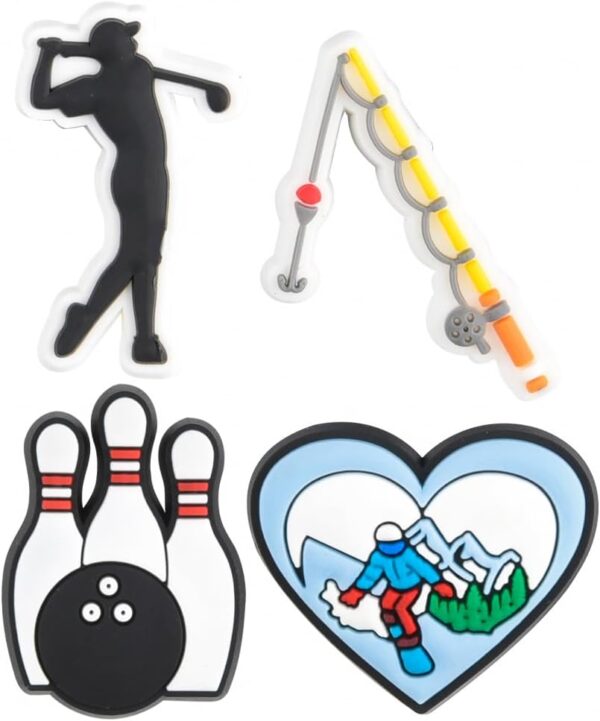 VZDIOR Men Women Cute Sports Shoe Charms Kids Boys Girls Basketball Soccer Shoes Decorations Charm for Party Favor - Image 3