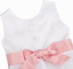 inlzdz Baby Girls Embroideried Flower Girls Dress Baptism Christening Gown Formal Wedding Bridesmaid Party Dress with Bloomers - Image 5