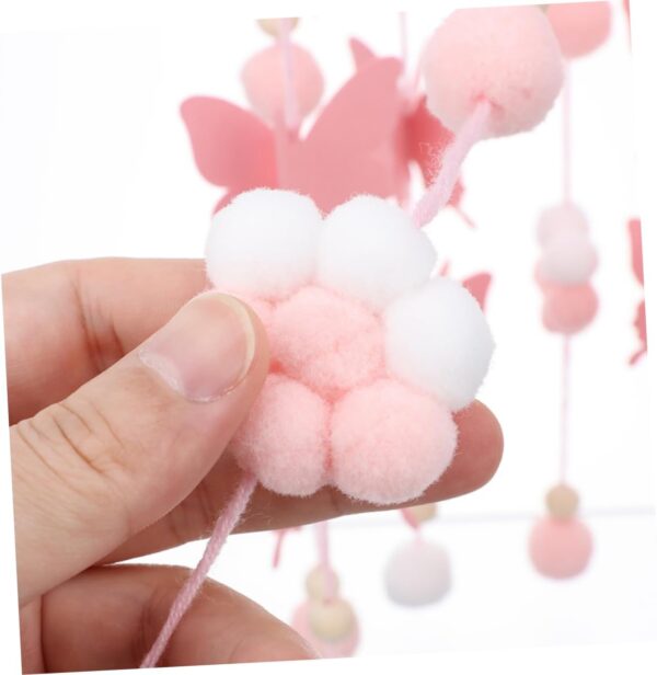 VICASKY 2pcs Butterfly Ornament Mobile Hanging Pendants Coupler Ceiling Fans Electric Fan Ceiling Fans Cleaning Supplies Barbell Girl Decoration Wristband Decoration Mini Hairball - Image 7