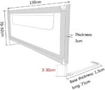 KISYHOLG Sturdy Bed Rail With Storage Bag, Extra Long Mesh Crib Rail For Toddlers, Vertical Lifting Infants Safety Guardrail - Image 2