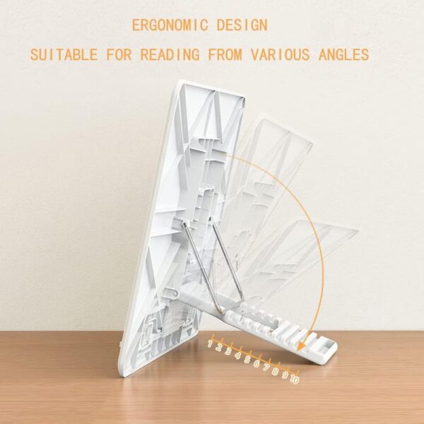 Lap Desk,Portable Laptop Stand Lap Desk Kids New Genion for Height Angle Adjustable Ergonomics Computer Stand Book Holder Homeschool Bed Floor Sofa Couch Seat Car(Up to 16") - Image 8