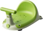 Baby Bath Seat, Non-Slip Children Shower Stool, Creative Motorcycle-Shaped Design, Safe & Sturdy Baby Bathtub Chair 14.57x10.71x8.11 Inches Ideal for Bathroom Use