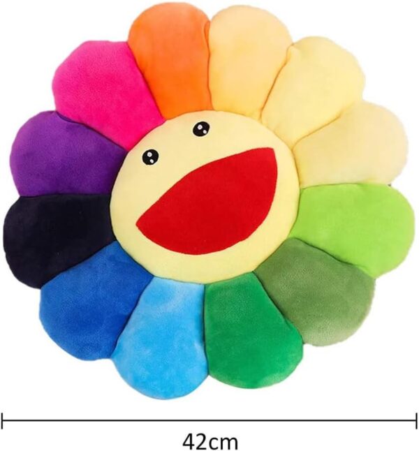 Uposao Sunflower Plush Pillow Flower Shaped Seating Cushion Sunflower Pillow Sofa Chairs Floor Pillow for Kids Reading Nook Watching TV Bed Room Decoration - Image 7