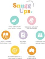 Splosh Toddler's Slippers - Slippers with adorable designs to keep your toddler warm in soft, comfy and fluffy slippers. Machine washable with non-skid soles! - Image 6