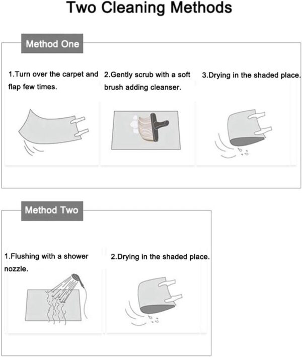 Insun Velvet Round Area Rug Indoor Soft Fluffy Nursery Floor Mat Home Décor - Image 3