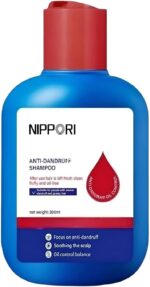 Nipori Shampoo - Hair Care Shampoo Oil Control Refreshing Anti-Dandruff Cleansing for Men and Women, 300ml (1)